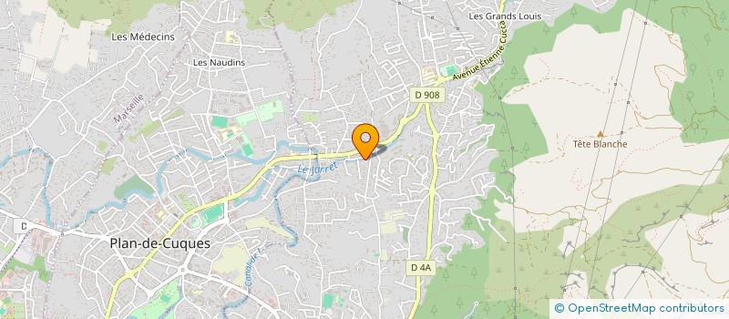 localisation de l'entreprise BLANGIUL  ALLAUCH