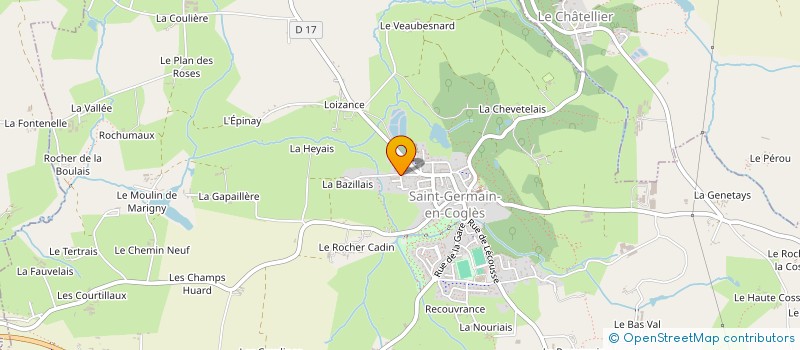 localisation de l'entreprise BLANGROU à LE CHATELLIER