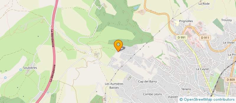 localisation de l'entreprise BLANGUIX  MILLAU