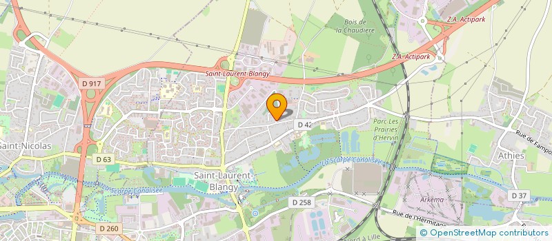 localisation de l'entreprise BLANGY  SAINT-LAURENT-BLANGY