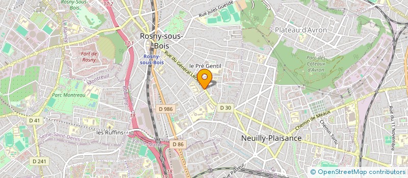 localisation de l'entreprise BLANGY SAS à ROSNY-SOUS-BOIS