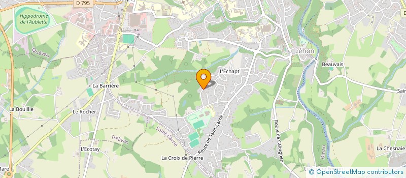 localisation de l'entreprise BLANKAMARE  DINAN