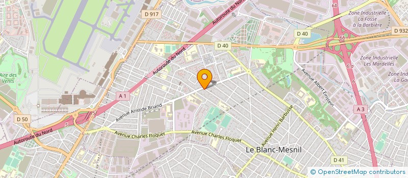 localisation de l'entreprise BLANKOK BURGER à LE BLANC-MESNIL