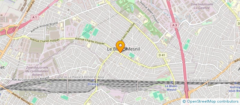 localisation de l'entreprise BLANKOK TRANSPORT à LE BLANC-MESNIL