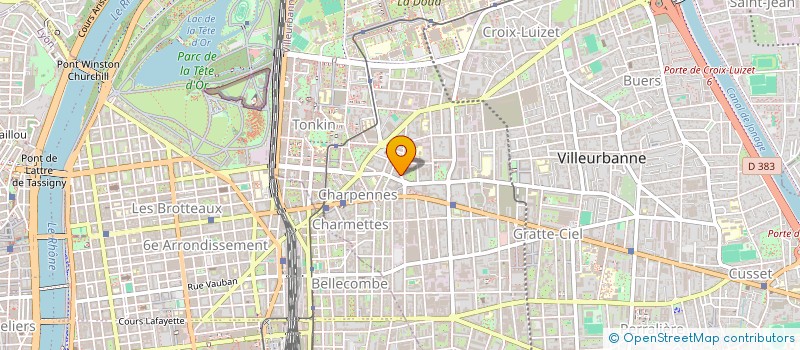 localisation de l'entreprise BLANKTONE STUDIO  VILLEURBANNE