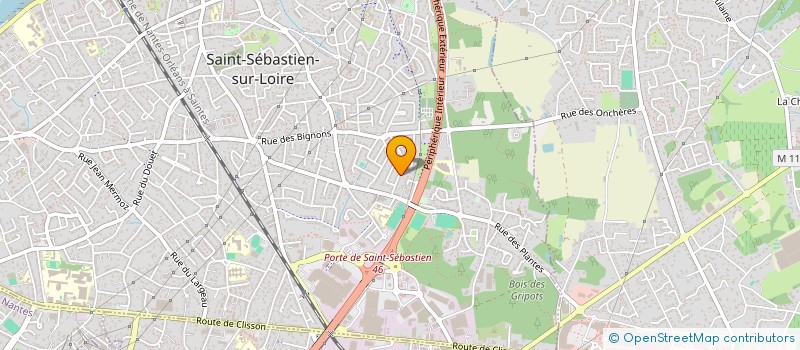 localisation de l'entreprise BLANLOEIL AGENCEMENT  SAINT-SEBASTIEN-SUR-LOIRE