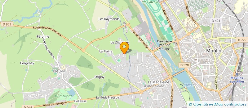 localisation de l'entreprise BLANMATH  NEUVY