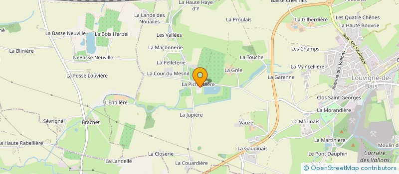 localisation de l'entreprise BLANMATIN IMMOBILIER  MONTIGNE-LE-BRILLANT