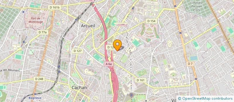 localisation de l'entreprise BLANPAIN à ARCUEIL