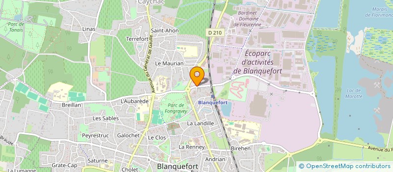 localisation de l'entreprise BLANQUEFORTDIS à BLANQUEFORT