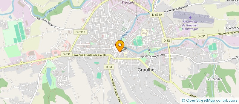 localisation de l'entreprise BLANQUET ET BRUYERE à GRAULHET
