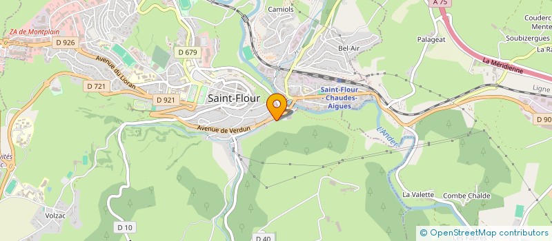 localisation de l'entreprise BLANQUET PECHE ET CYCLES à SAINT FLOUR