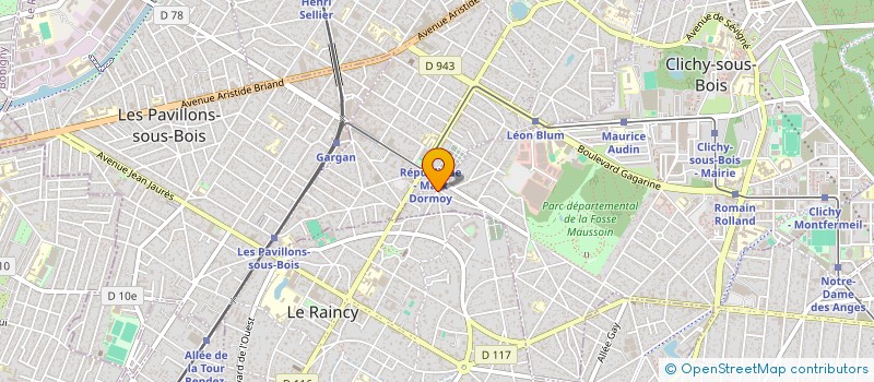 localisation de l'entreprise BLANQUI 93 AMBULANCES à CLICHY-SOUS-BOIS