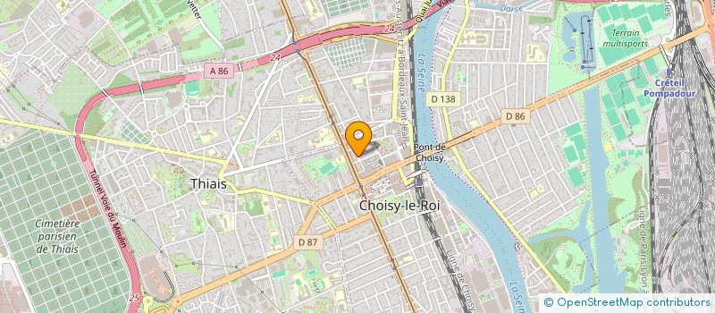 localisation de l'entreprise BLANQUIDIS à CHOISY-LE-ROI