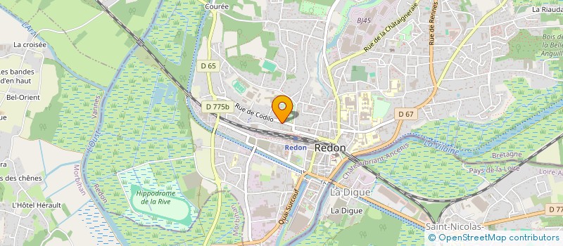 localisation de l'entreprise BLANTOS  REDON