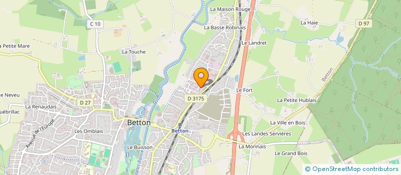 localisation de l'entreprise BLANVILAIN AGENCEMENTS  BETTON