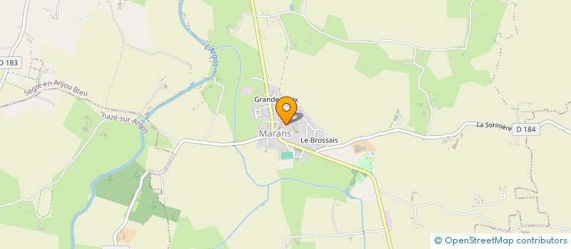 localisation de l'entreprise BLANVILLAIN à SEGRE-EN-ANJOU BLEU