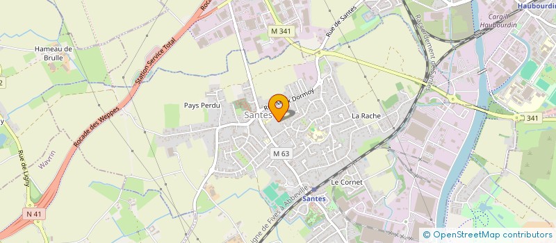 localisation de l'entreprise BLANVOIR  SANTES