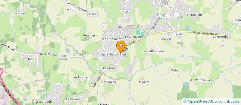 localisation de l'entreprise BLANY 82  BAGE-LE-CHATEL