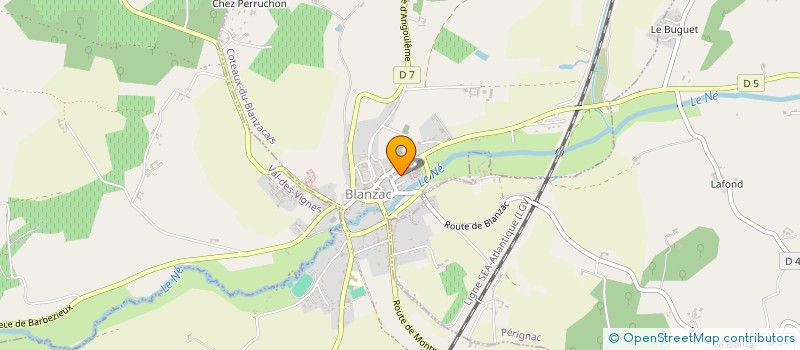 localisation de l'entreprise BLANZAC BOIS à COTEAUX-DU-BLANZACAIS