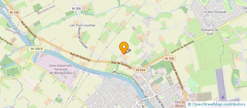 localisation de l'entreprise BLAR  WAMBRECHIES