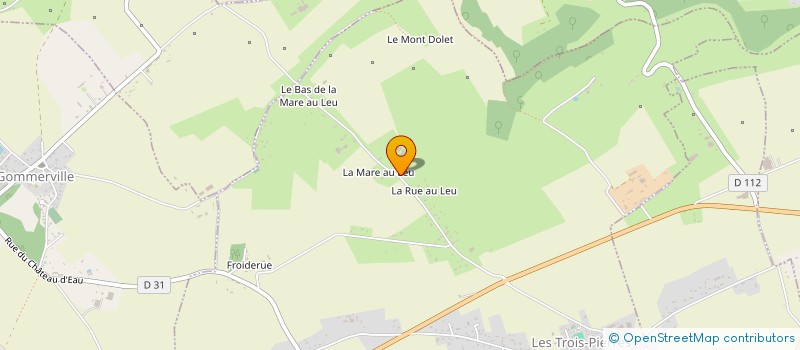 localisation de l'entreprise BLARD  TROIS PIERRES (LES)