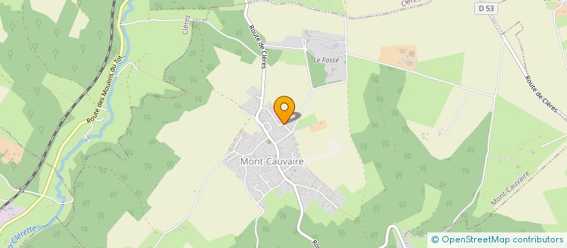 localisation de l'entreprise BLARD MORSALINNE LEHERPEUR  MONT-CAUVAIRE