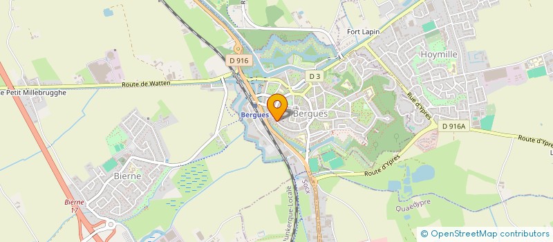 localisation de l'entreprise BLARINVEST  BERGUES