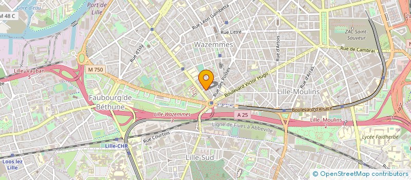 localisation de l'entreprise BLAS DESMOUTIEZ à LILLE
