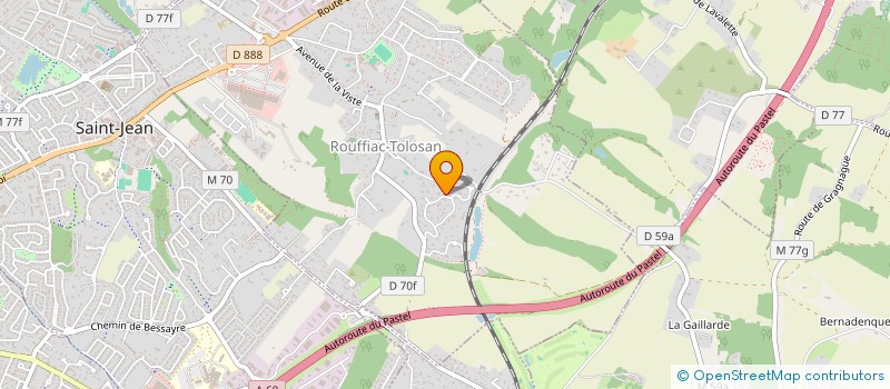 localisation de l'entreprise BLASC'HOLD  ROUFFIAC-TOLOSAN