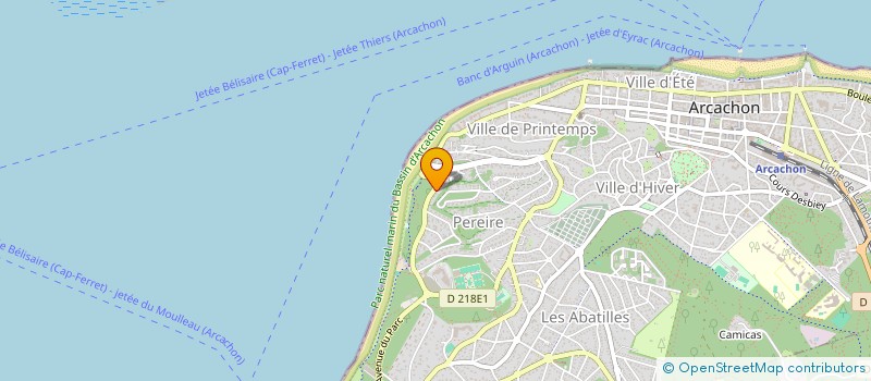 localisation de l'entreprise BLASCO  ARCACHON