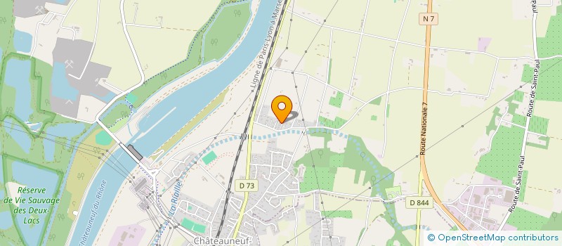 localisation de l'entreprise BLASCO CARRELAGE  CHATEAUNEUF-DU-RHONE