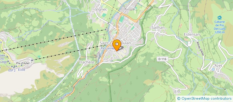 localisation de l'entreprise BLASCO ELECTRICITE à SAINT-LARY-SOULAN