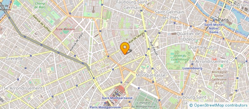 localisation de l'entreprise BLASI-MONTPARNASSE  PARIS