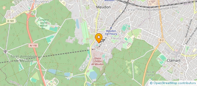 localisation de l'entreprise BLASON DES SCIENCES à MEUDON