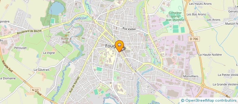 localisation de l'entreprise BLASP FOUGERES à FOUGERES