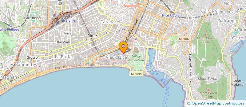 localisation de l'entreprise BLASPHEME à NICE