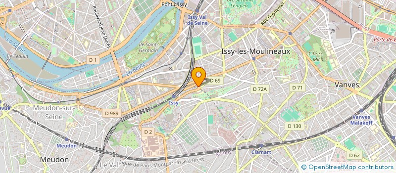 localisation de l'entreprise BLAST 119 à ISSY-LES-MOULINEAUX