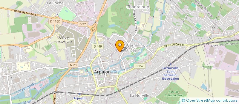 localisation de l'entreprise BLAST à SAINT-GERMAIN-LES-ARPAJON