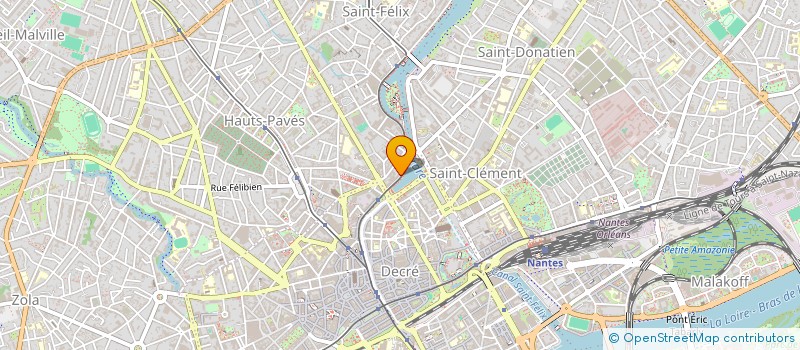 localisation de l'entreprise BLAST à NANTES