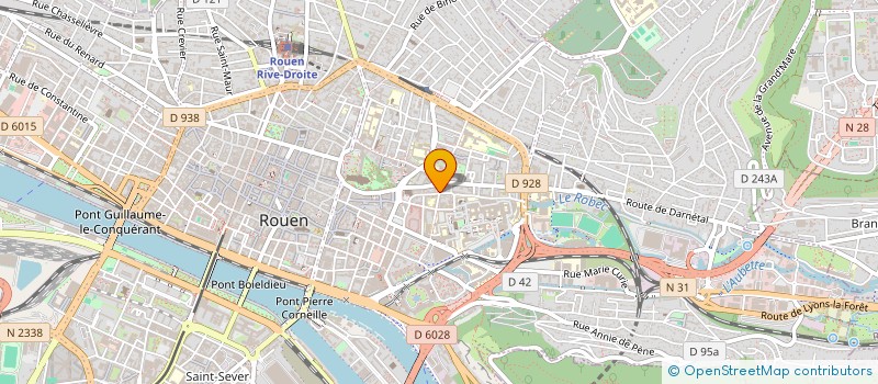 localisation de l'entreprise BLAST à ROUEN