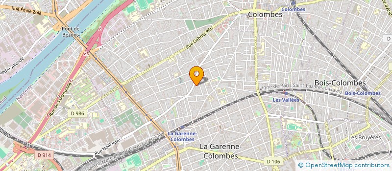 localisation de l'entreprise BLASTO  COLOMBES