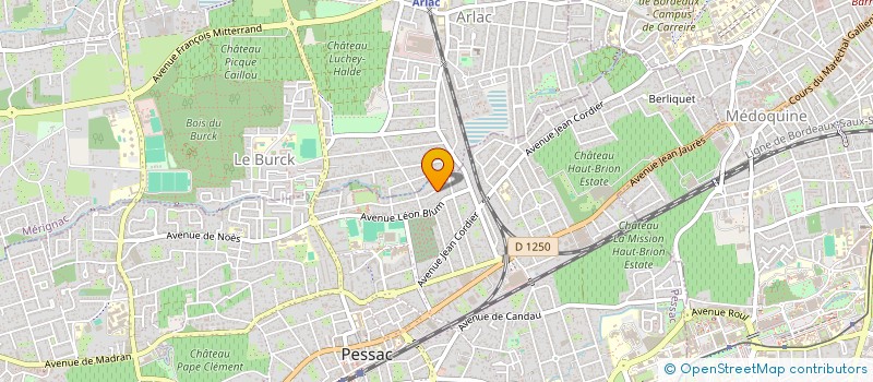 localisation de l'entreprise BLASTOFF à PESSAC