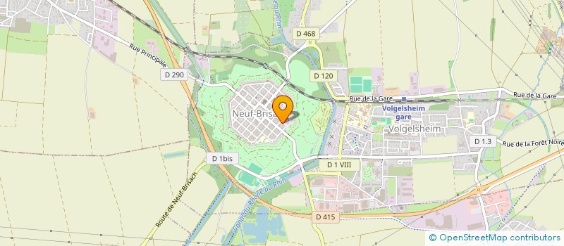 localisation de l'entreprise BLASY TP à NEUF-BRISACH