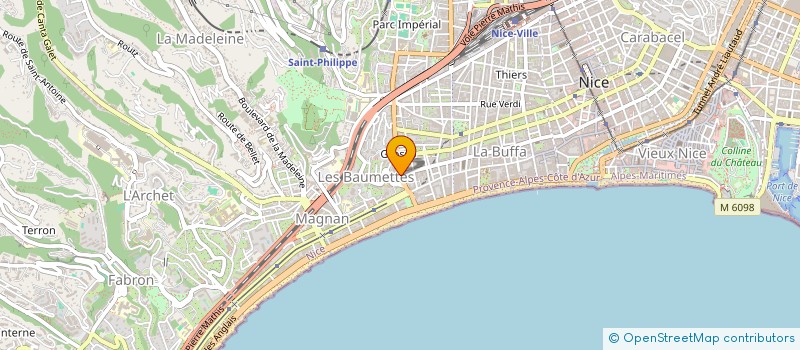 localisation de l'entreprise BLATCH à NICE