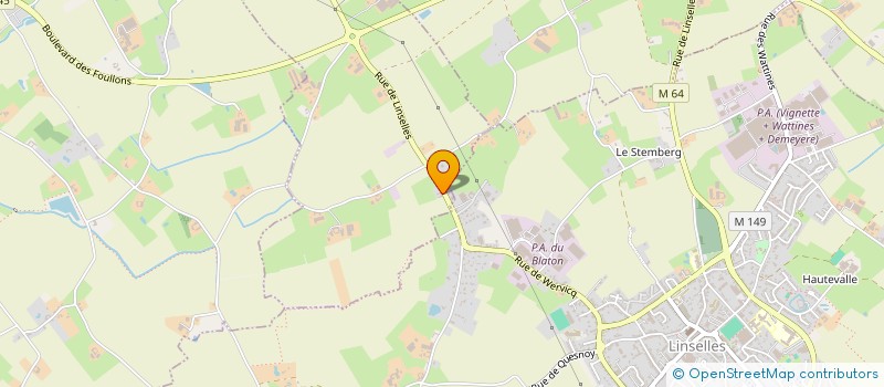 localisation de l'entreprise BLATON CONSEIL  WERVICQ-SUD