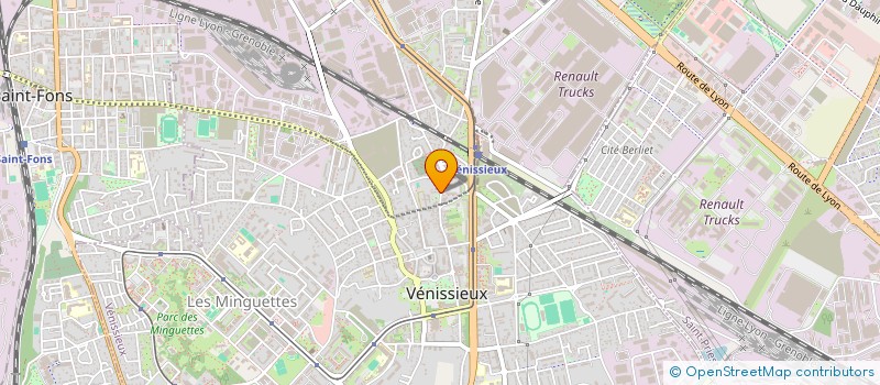 localisation de l'entreprise BLATOR DRIVE  VENISSIEUX