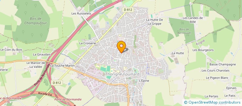 localisation de l'entreprise BLATRY 81  THORIGNE-FOUILLARD