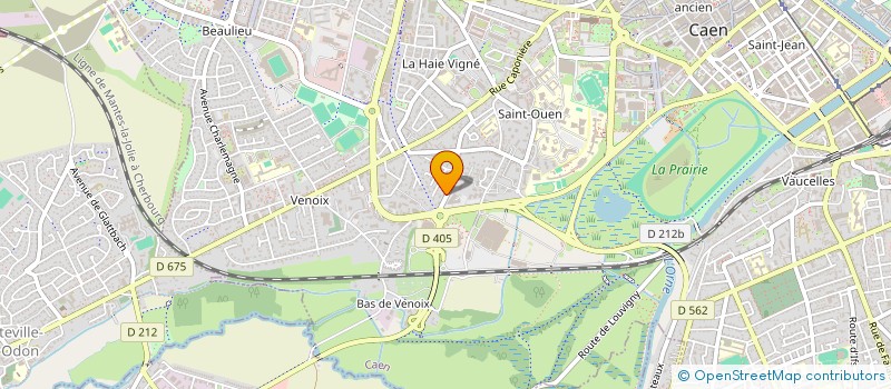 localisation de l'entreprise BLAU à CAEN