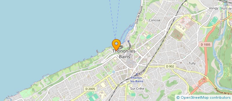 localisation de l'entreprise BLAUWISS  THONON-LES-BAINS